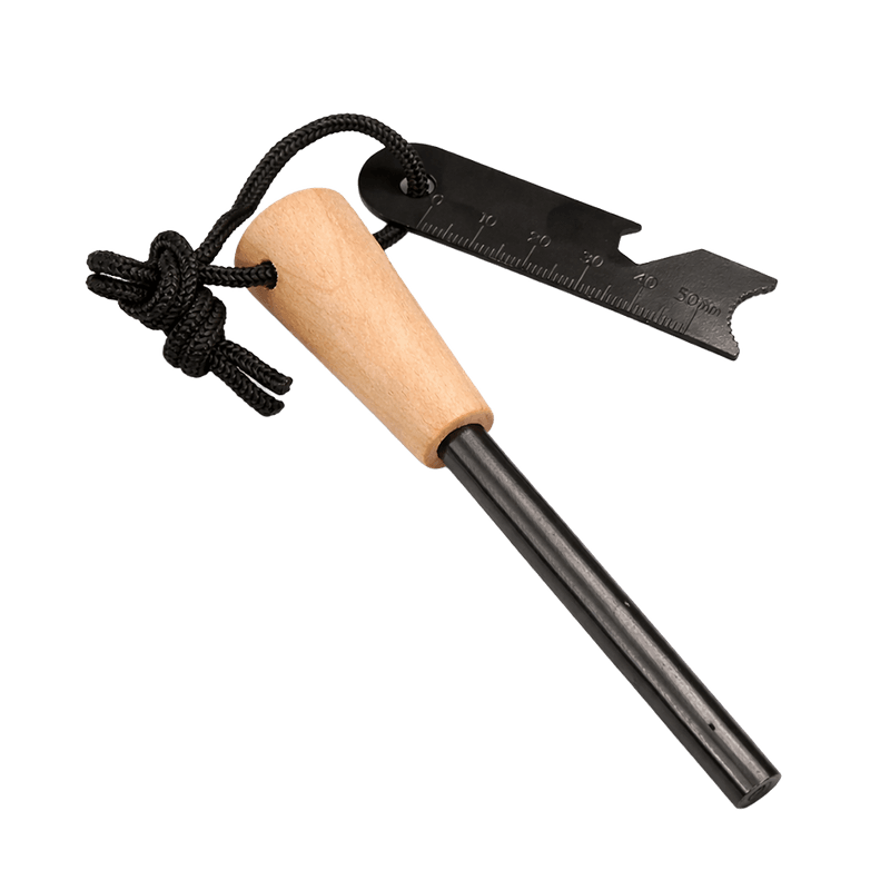 Tennstål med trehåndtak